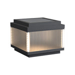 Minimalist Pillar Light for Courtyard, Waterproof Stainless Steel Post Lamp