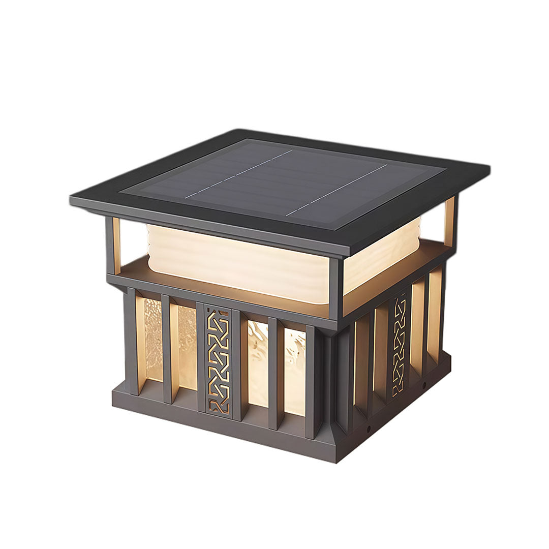 Modern Stainless Steel Outdoor Pillar Lights for Gateposts and Courtyards