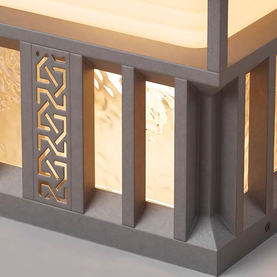 Modern Stainless Steel Outdoor Pillar Lights for Gateposts and Courtyards