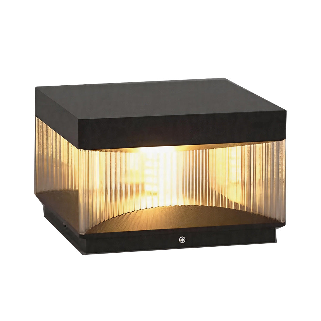 Modern Outdoor Solar Pillar Lights for Villa Gates and Gardens