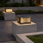 Pillar Solar Lights Modern Outdoor Landscape Lighting