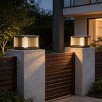 Pillar Solar Lights Modern Outdoor Landscape Lighting