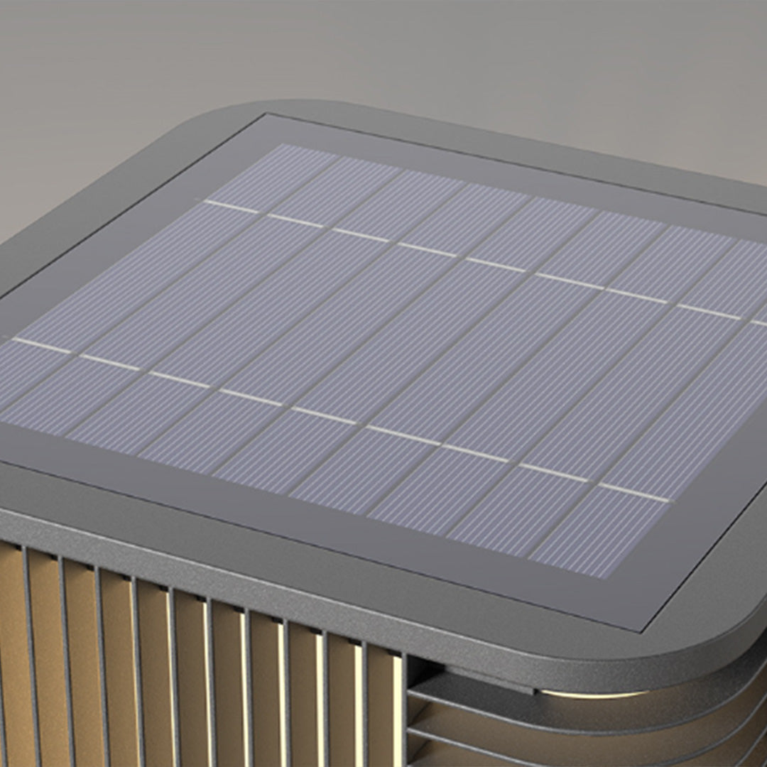 Pillar Solar Lights Modern Outdoor Landscape Lighting
