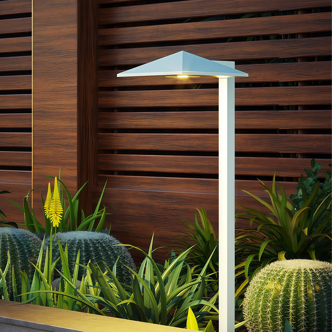 Modern Waterproof Pathway Lights with Plug-In Convenience for Outdoor Landscapes