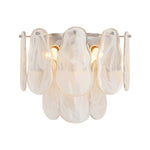Art Deco French Luxury Wall Sconces, Copper Glass Dual-Light
