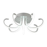 Nordic LED Flush Mount Ceiling Light with Dimmable Silicone Shade