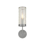 Modern Minimalist Copper Wall Sconce with Clear Glass Shade