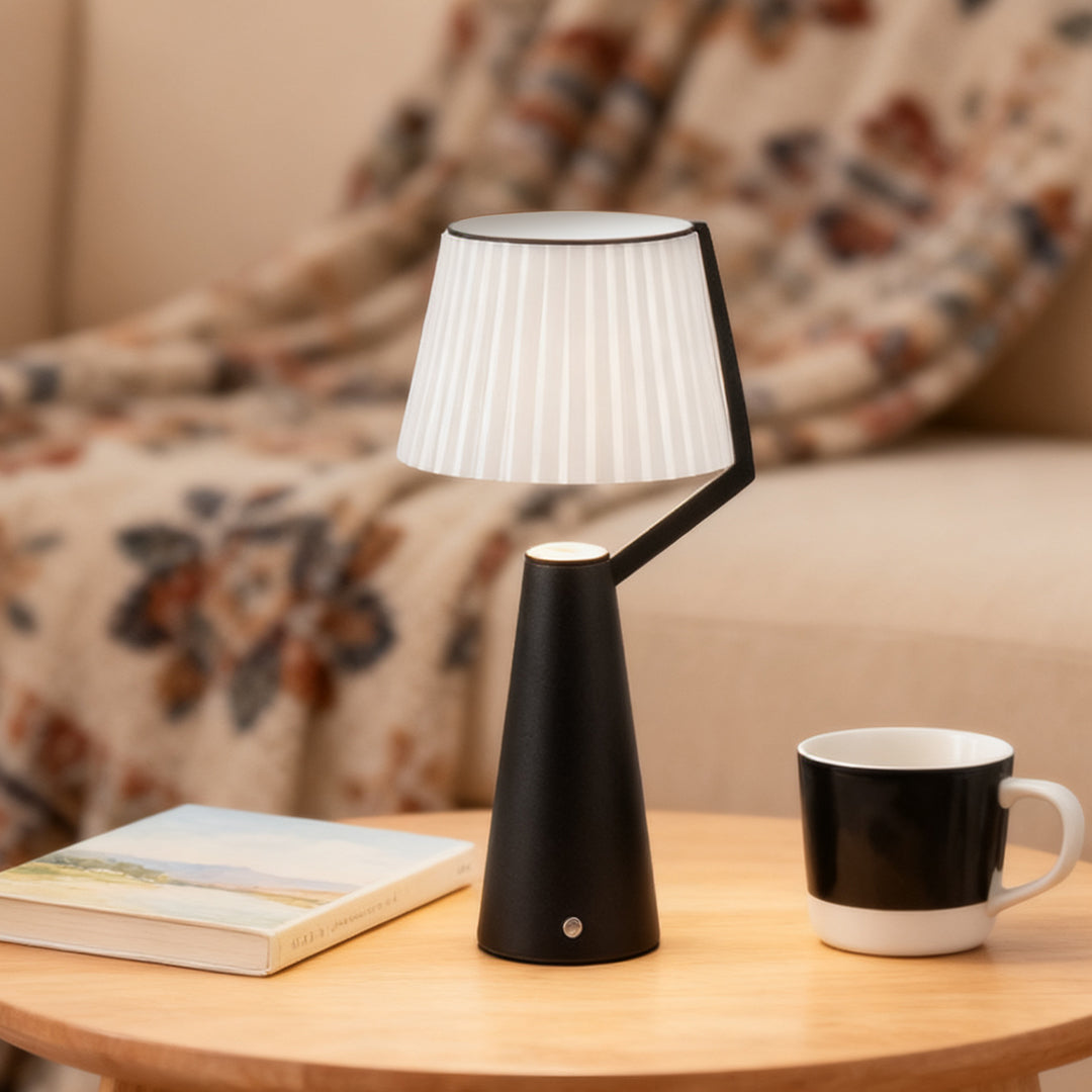 Nordic Minimalist Table Lamp with Dimmable LED Nightstand Light