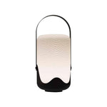 Luma Solar Floor Lantern — Portable LED Outdoor Light in Black Iron