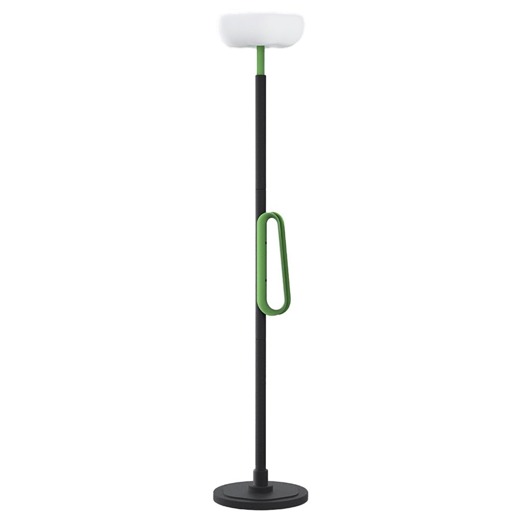 76 Inch Movable Solar Powered Outdoor Torchiere Floor Lamp