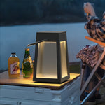 Nocturne Portable LED Lantern in Matte Black, IP65 Waterproof