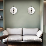 Postmodern Marble Wall Sconce Creative Led Bedside And Living Room Wall Lighting