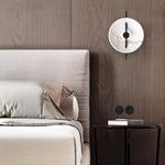 Postmodern Marble Wall Sconce Creative Led Bedside And Living Room Wall Lighting