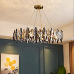 Postmodern Personality Creative Crystal Chandelier With Three Color Led