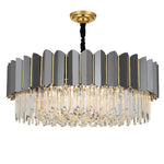 Postmodern Personality Three Color Led Home Living Room Crystal Chandelier