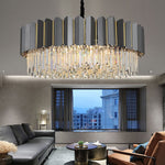 Postmodern Personality Three Color Led Home Living Room Crystal Chandelier