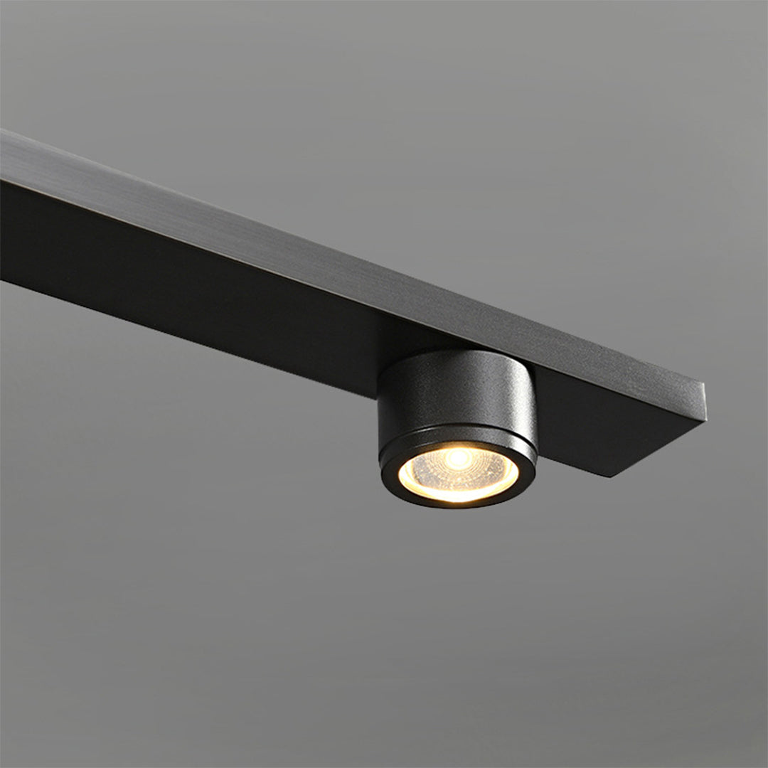 Minimalist LED Vanity Light Bar for Bathroom Mirror – Modern Black Wall Mount