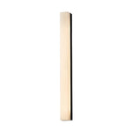 Hammered Copper Linear Wall Sconce with Marble Shade – Modern Minimalist LED Lighting
