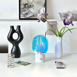 Aurora Prism LED Table Lamp – Modern Aluminum & Acrylic Accent Light