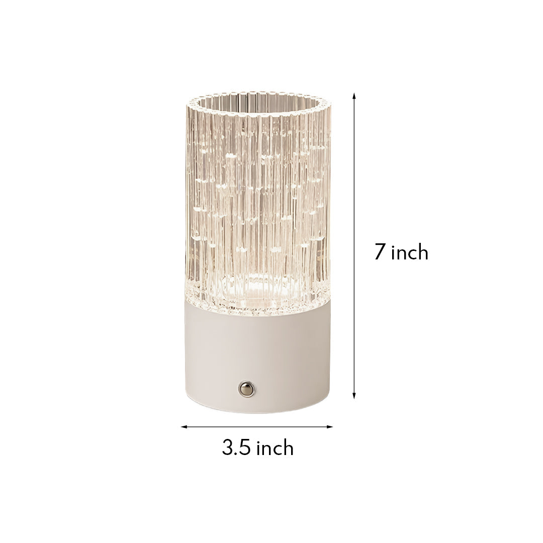 Art Deco Vase Table Lamp with Dimmable LED – Modern Sculptural Lighting