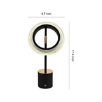 Ring Table Lamp – Modern Minimalist Touch Rechargeable LED Desk Light