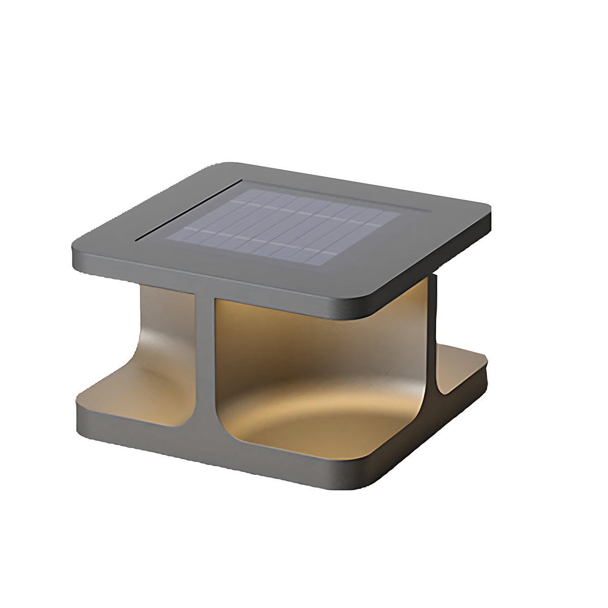 Modern Stainless Steel Square Post Lights for Courtyard and Garden