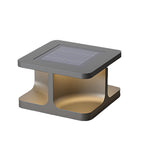 Modern Stainless Steel Square Post Lights for Courtyard and Garden