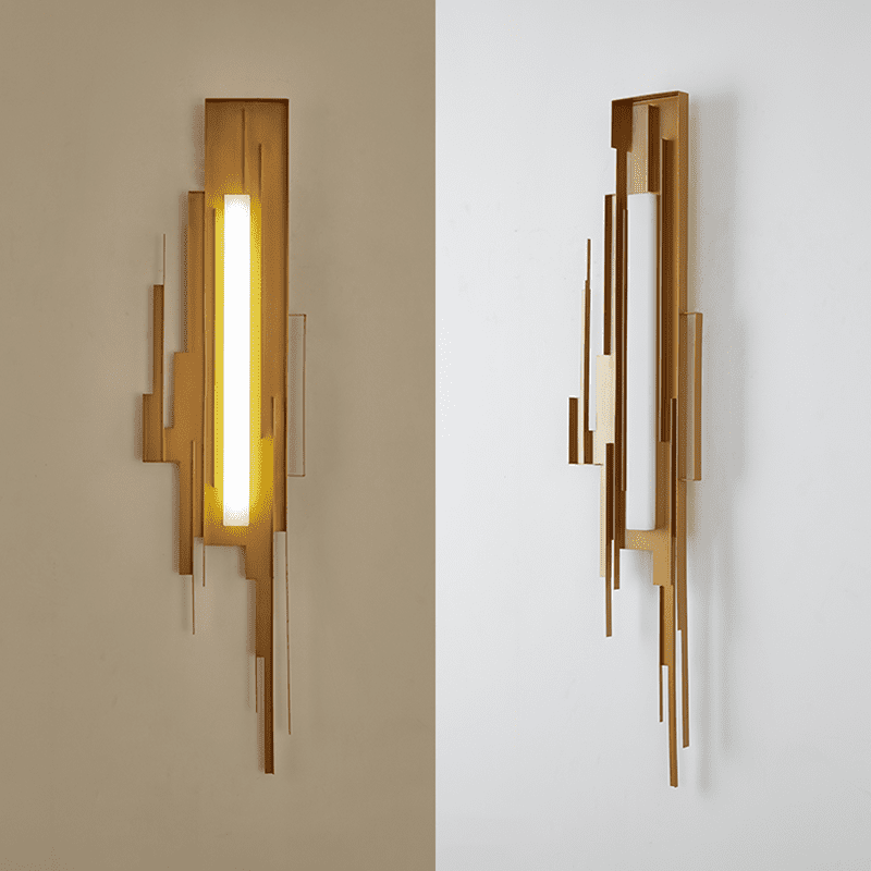 Metal Sculpted Sconce