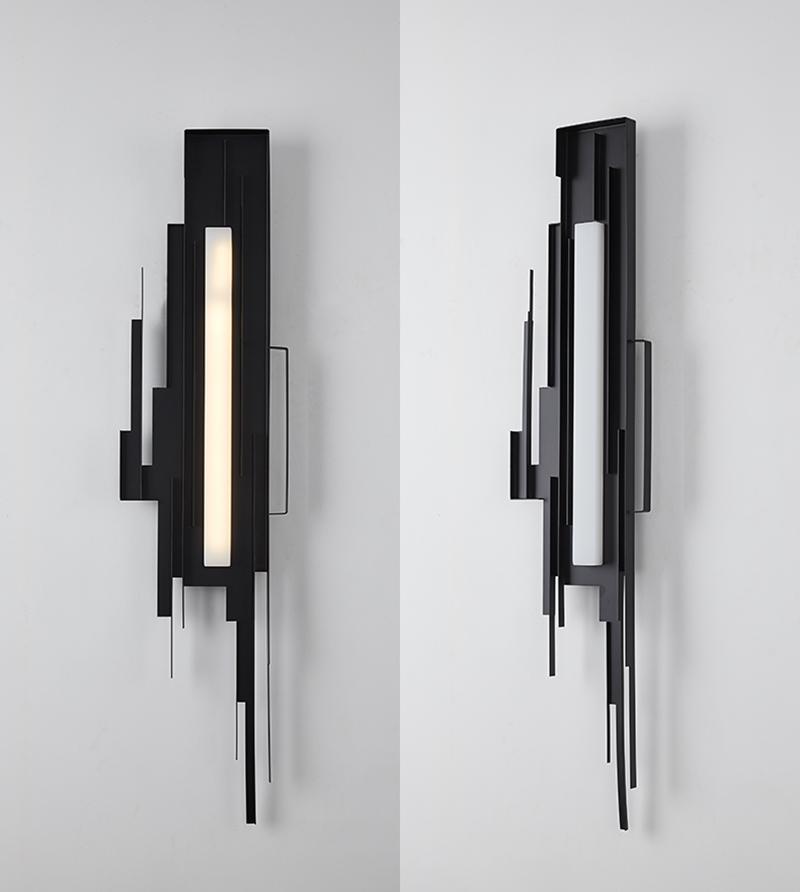 Metal Sculpted Sconce
