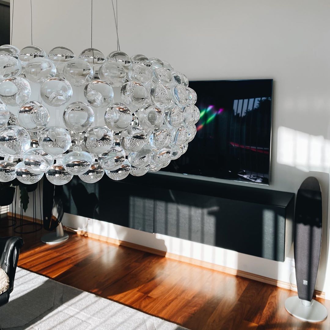 Caboche suspension lamp