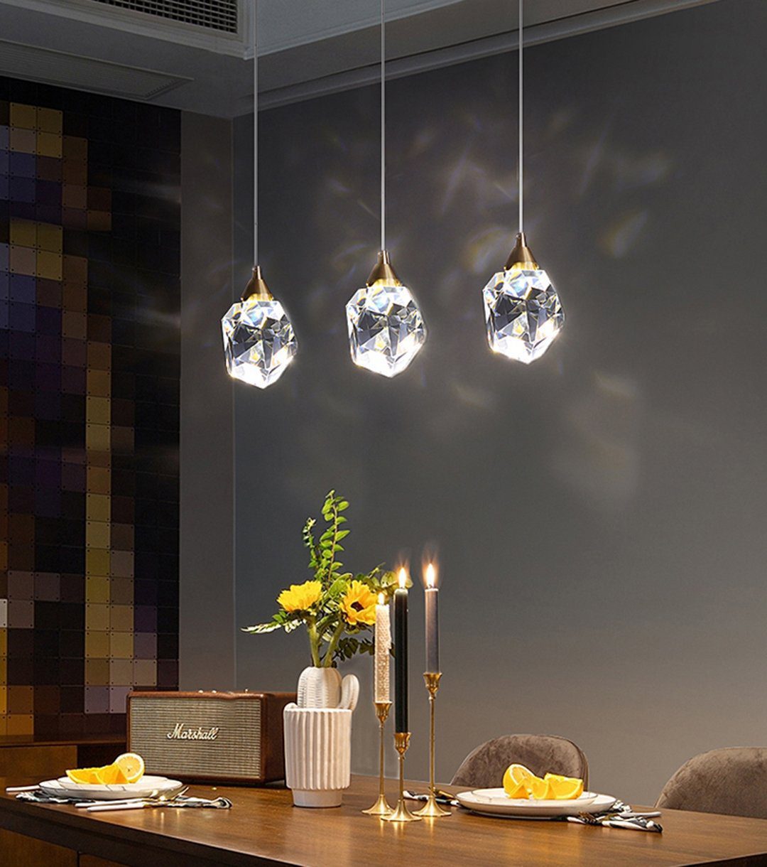 Crystal Suspended lights