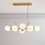 Staggered Glass Chandelier