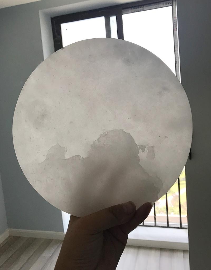Alabaster Brass Wall Light