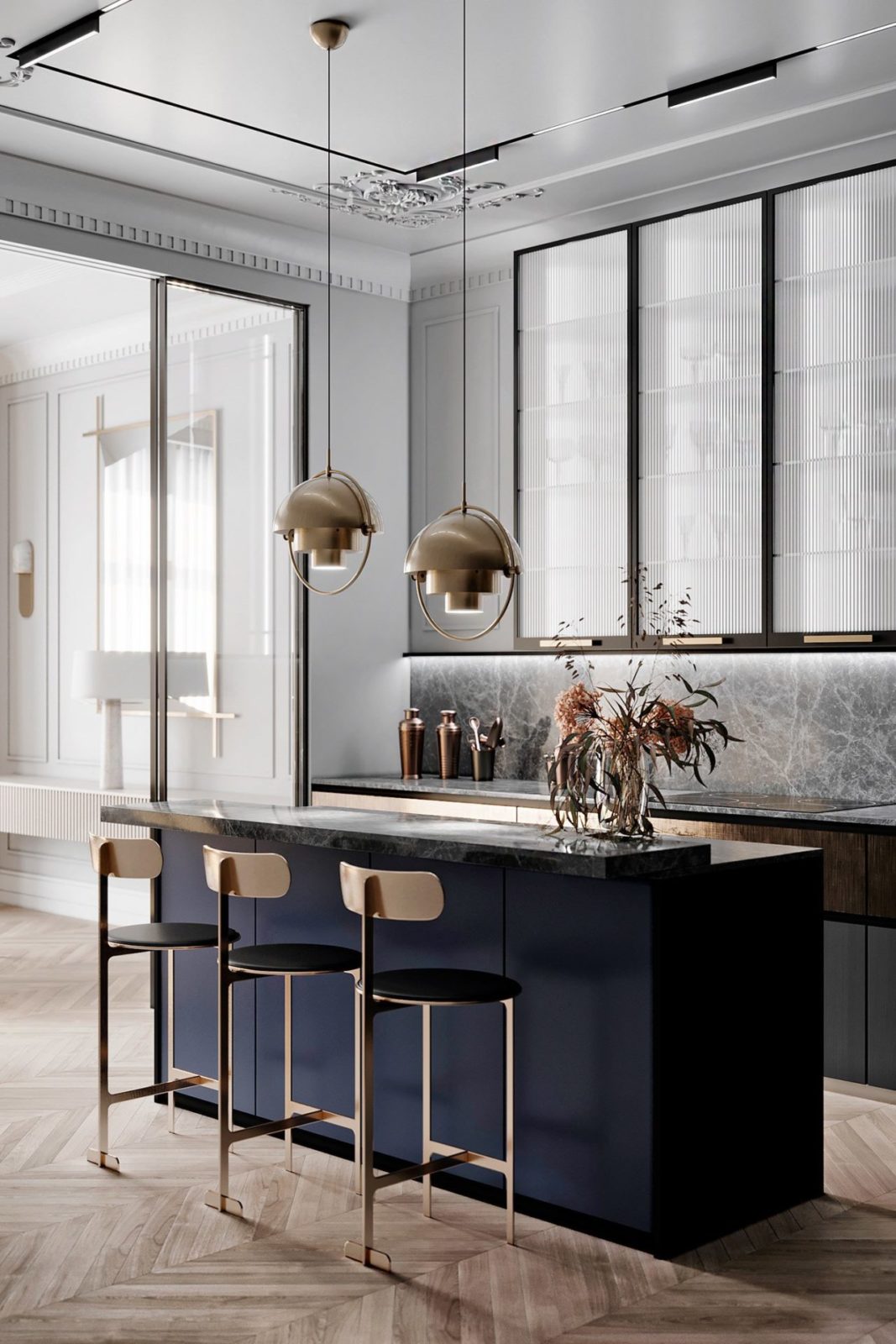 Deformed Ball Pendant Light