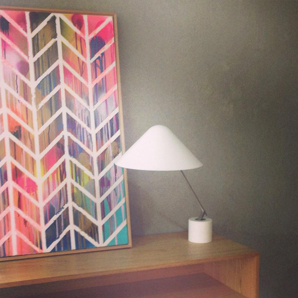 Small Hat Table Lamp