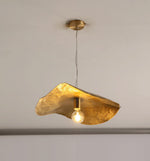 Hammered Brass Suspension Llight