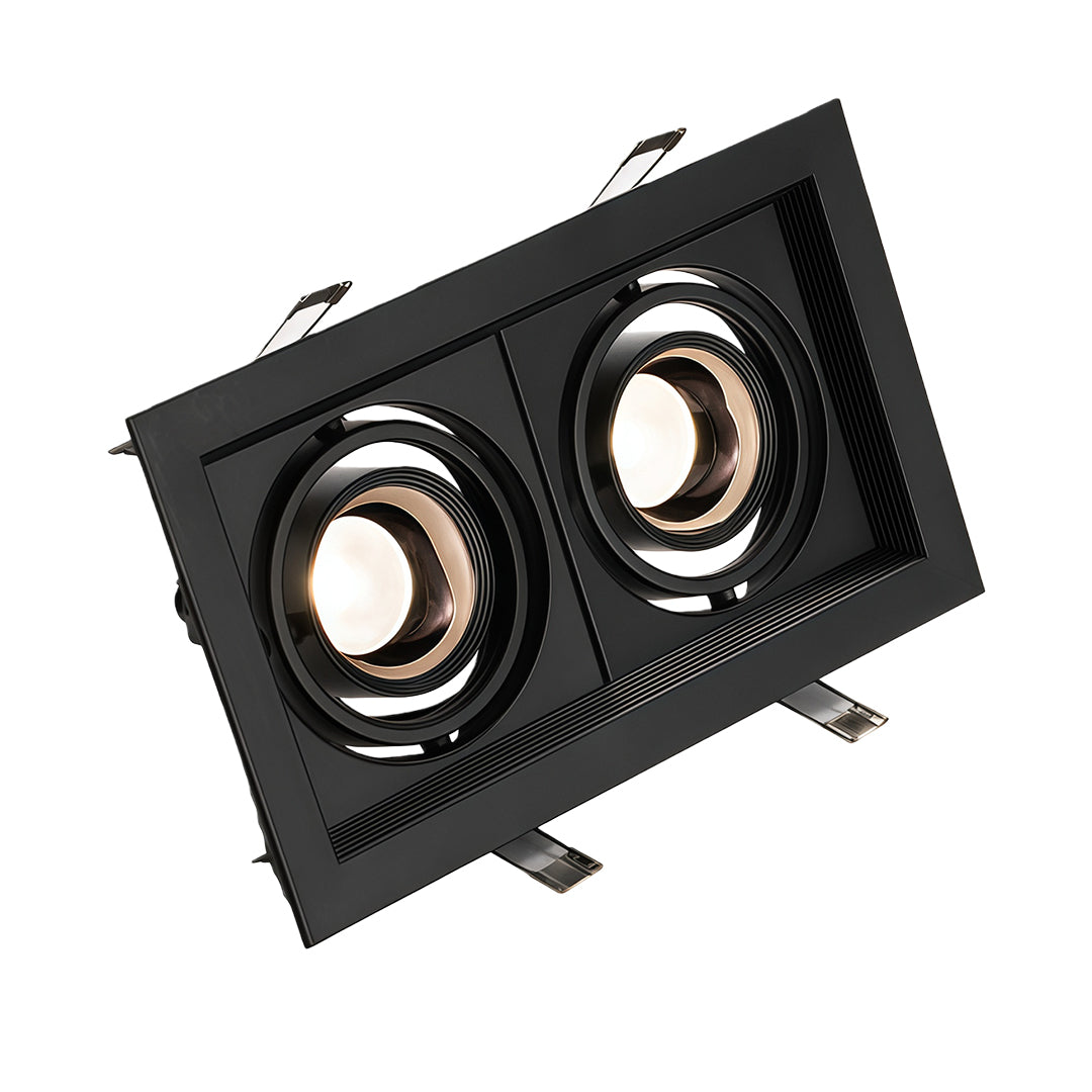 Recessed LED Spotlight with Anti-Glare Trim, Modern Architectural Downlight