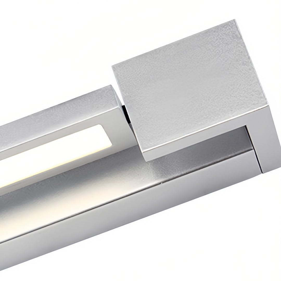 Chrome LED Vanity Light Bar for Modern Bathroom Mirror