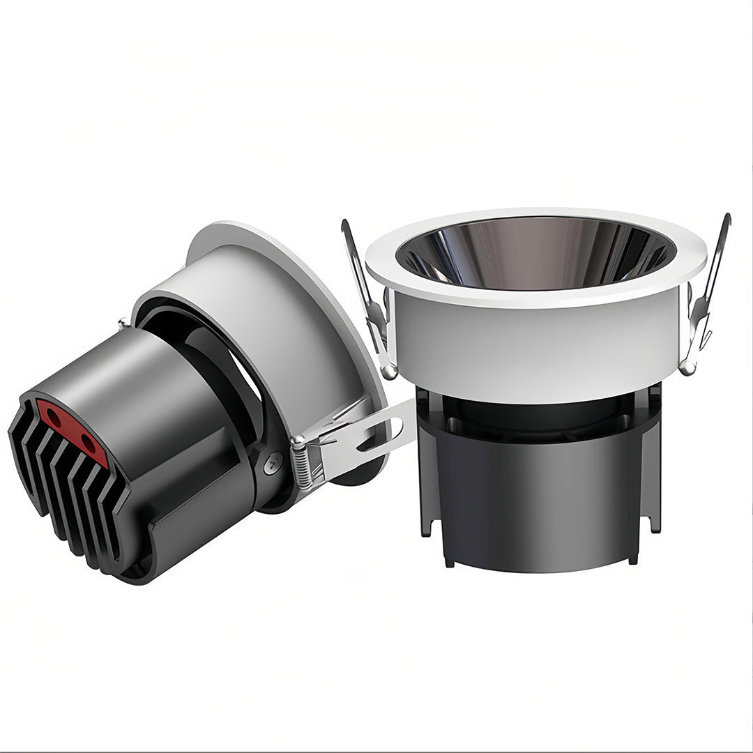 Recessed LED Ceiling Spotlights with Anti-Glare Optics for Modern Interiors