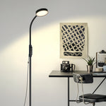 Minimalist LED Floor Lamp for Reading and Piano with Touch Control