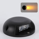 Modern Round Led Surface Flush Mounted Step Light Landscape Waterproof Decking Lights