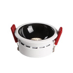 Ultra-Thin Recessed LED Spotlight with Honeycomb Anti-Glare, 7W Modern Ceiling Light