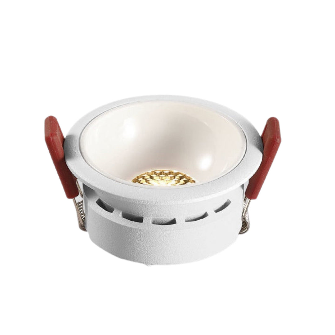 Ultra-Thin Recessed LED Spotlight with Honeycomb Anti-Glare, 7W Modern Ceiling Light