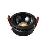 Ultra-Thin Recessed LED Spotlight with Honeycomb Anti-Glare, 7W Modern Ceiling Light