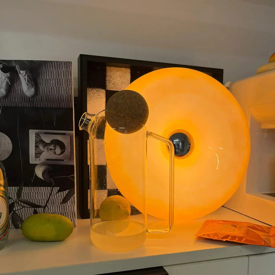 Modern Bauhaus Donut Table Wall Lamp