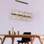 12 Light Firework Island Light G9 Led Crystal Strings Pendant Lights