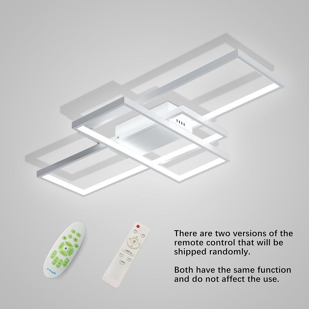 Abstract Rectangles LED Flush Mount Ceiling Light in Modern Minimalist Style