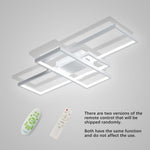 Abstract Rectangles LED Flush Mount Ceiling Light in Modern Minimalist Style
