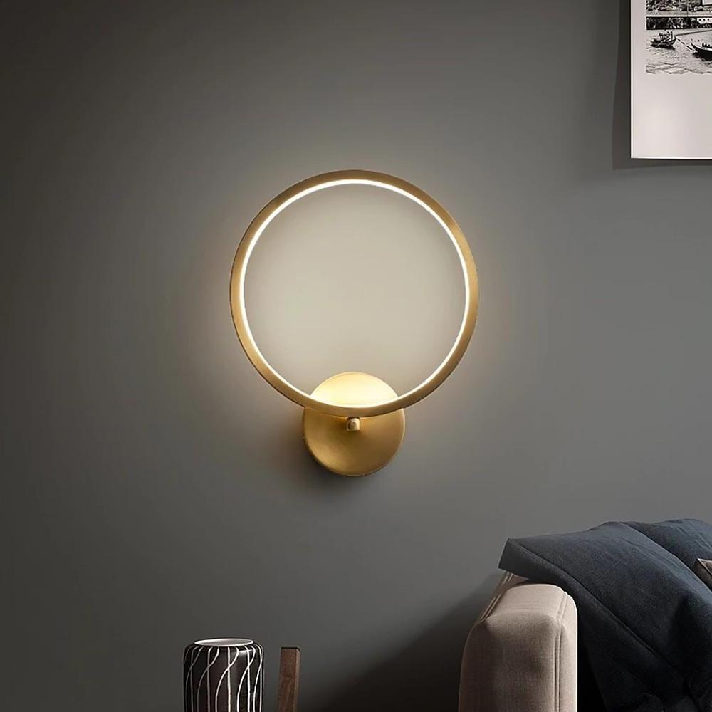 Aurelia LED Flush Mount Ceiling Light in Copper for Modern Interiors