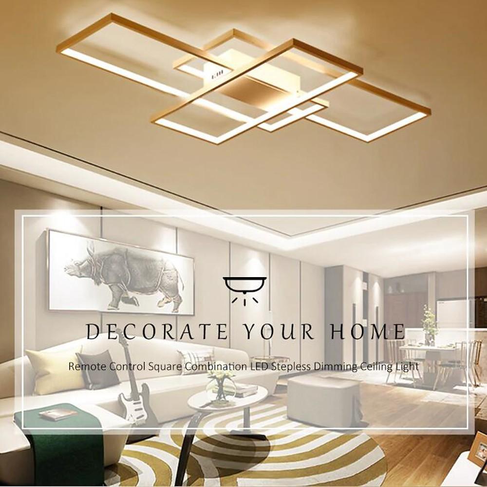 Abstract Rectangles LED Flush Mount Ceiling Light in Modern Minimalist Style